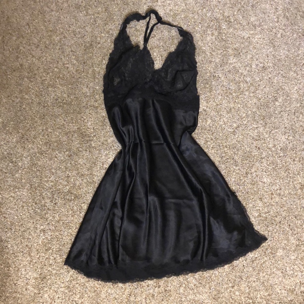 Victoria’s Secret Lingerie Black Babydoll Slip M
